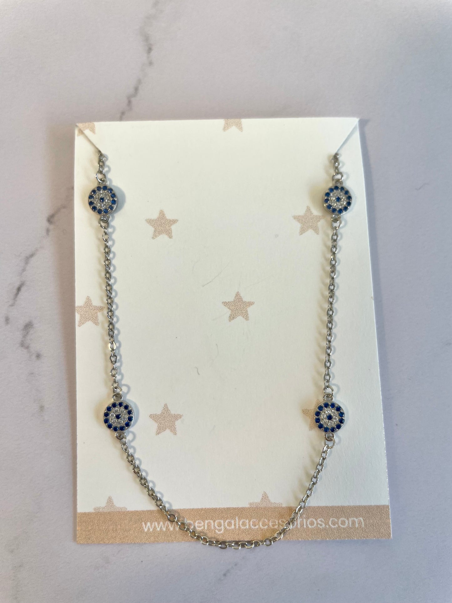 GLAM EYE EVIL NECKLACE