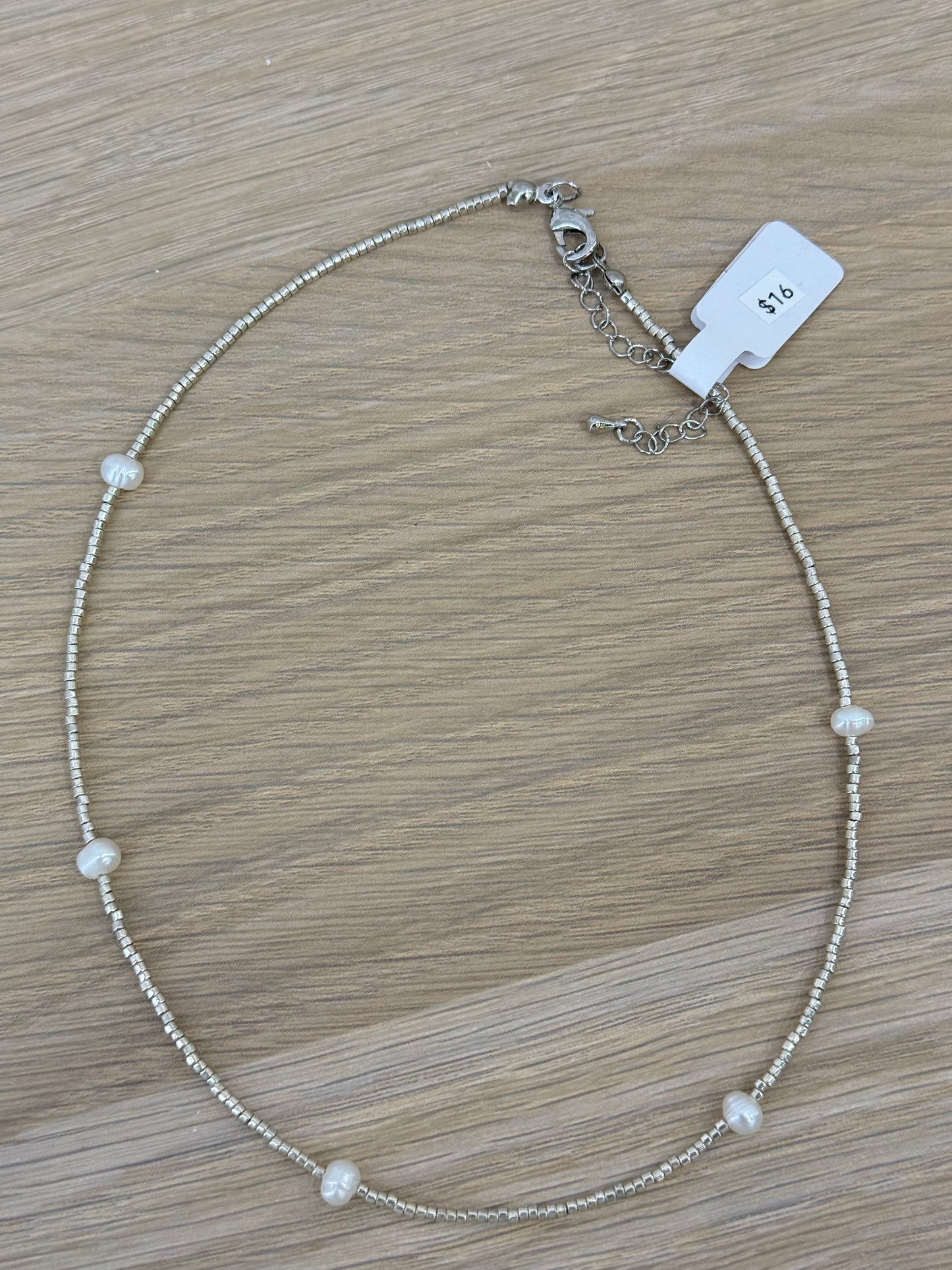 SILVER MIYUKI NECKLACE