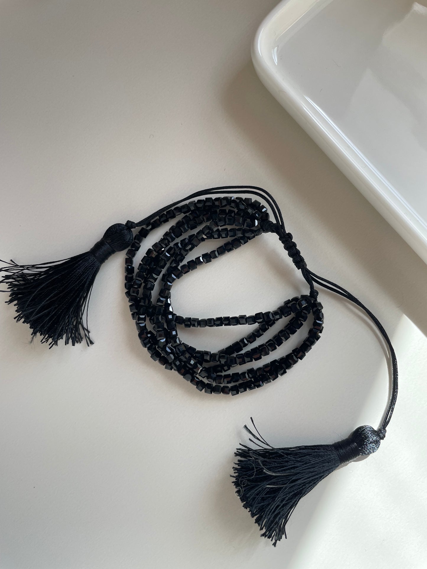 6 STRIPS OF CRYSTALS BRACELET