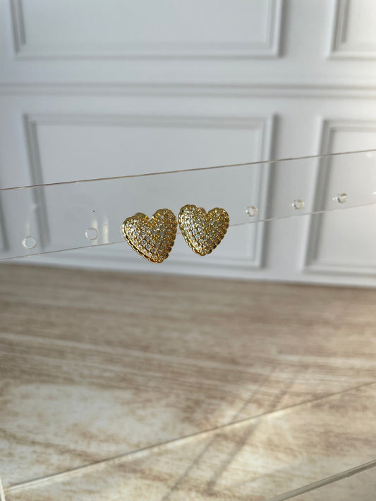 HEART STUD EARRING