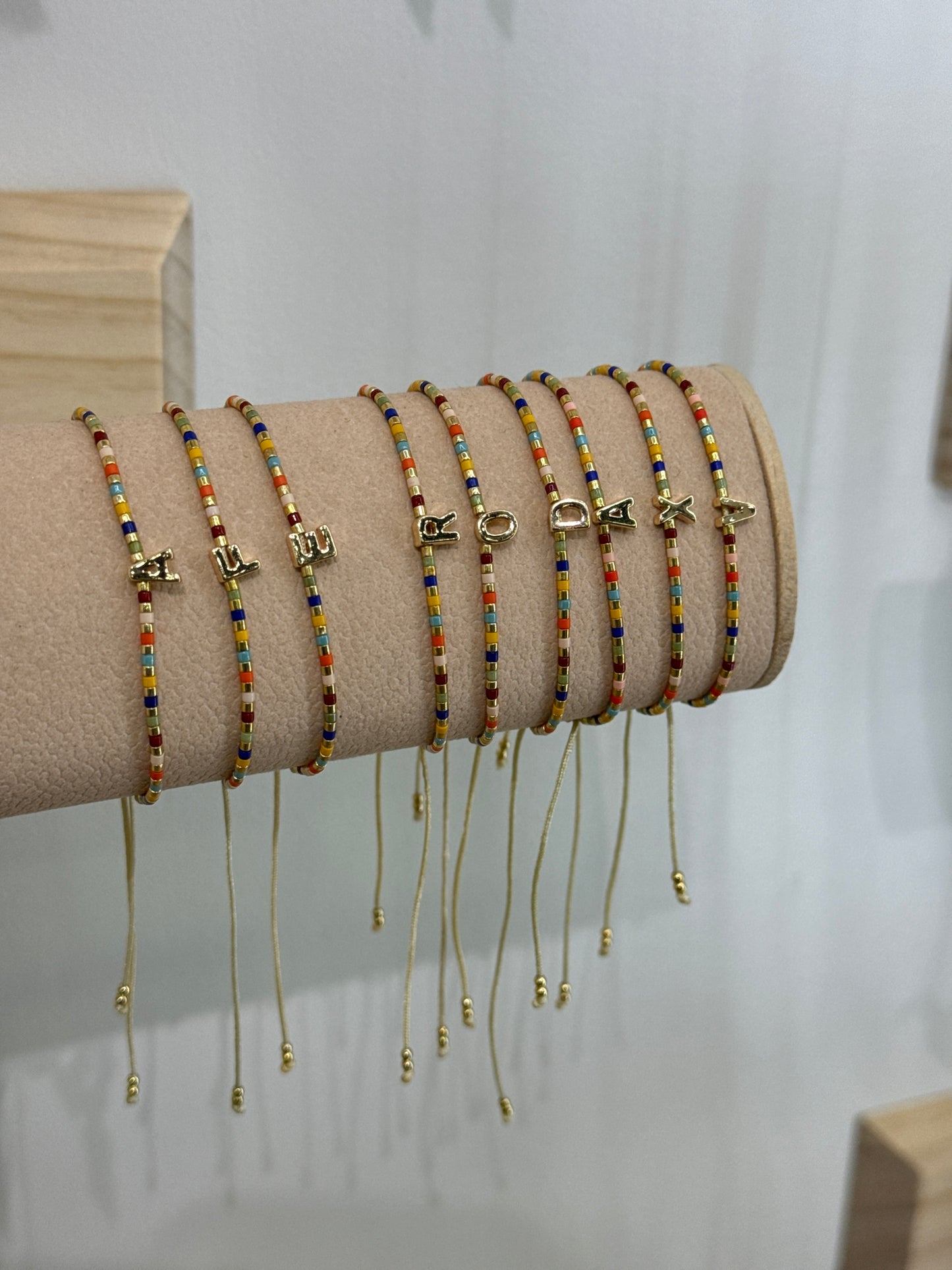 MINI INITIAL MIYUKI BRACELET