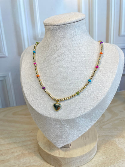 COLOR HEART NECKLACE