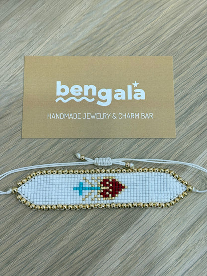 SACRED HEART OF JESUS MIYUKI BRACELET