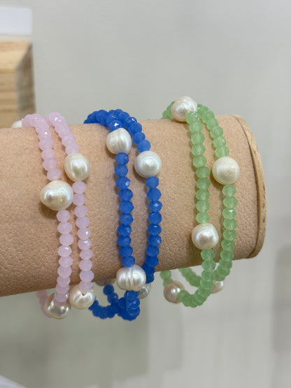 CRYSTAL PEARL BRACELET