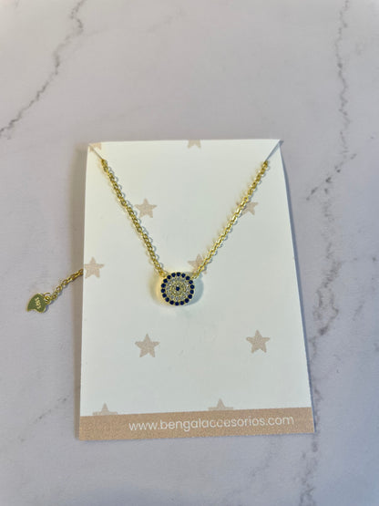 GLAM EYE EVIL NECKLACE