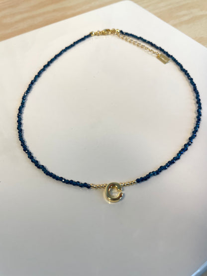 CRYSTAL LETTER CUSTOM NECKLACE