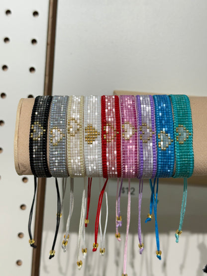 SHINE HEART MIYUKI BRACELET