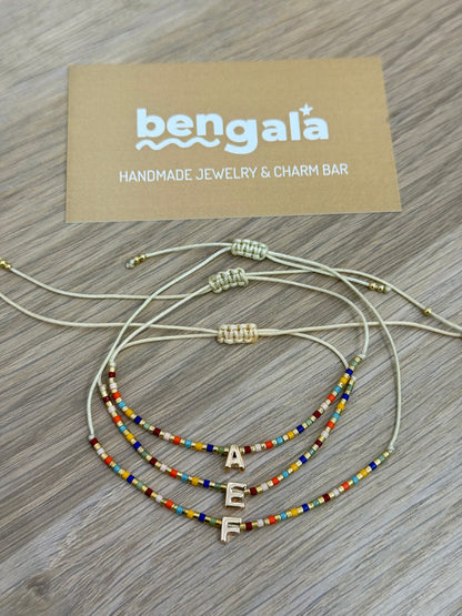 MINI INITIAL MIYUKI BRACELET