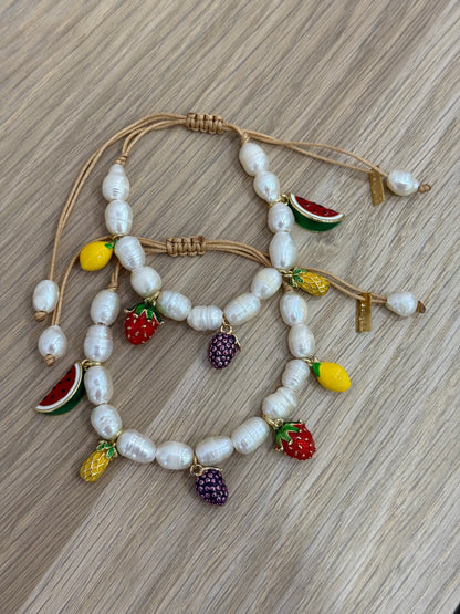 FRUITS PEARL BRACELET