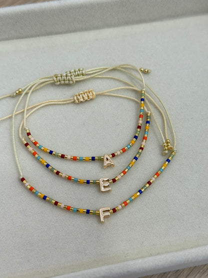 MINI INITIAL MIYUKI BRACELET