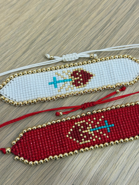 SACRED HEART OF JESUS MIYUKI BRACELET
