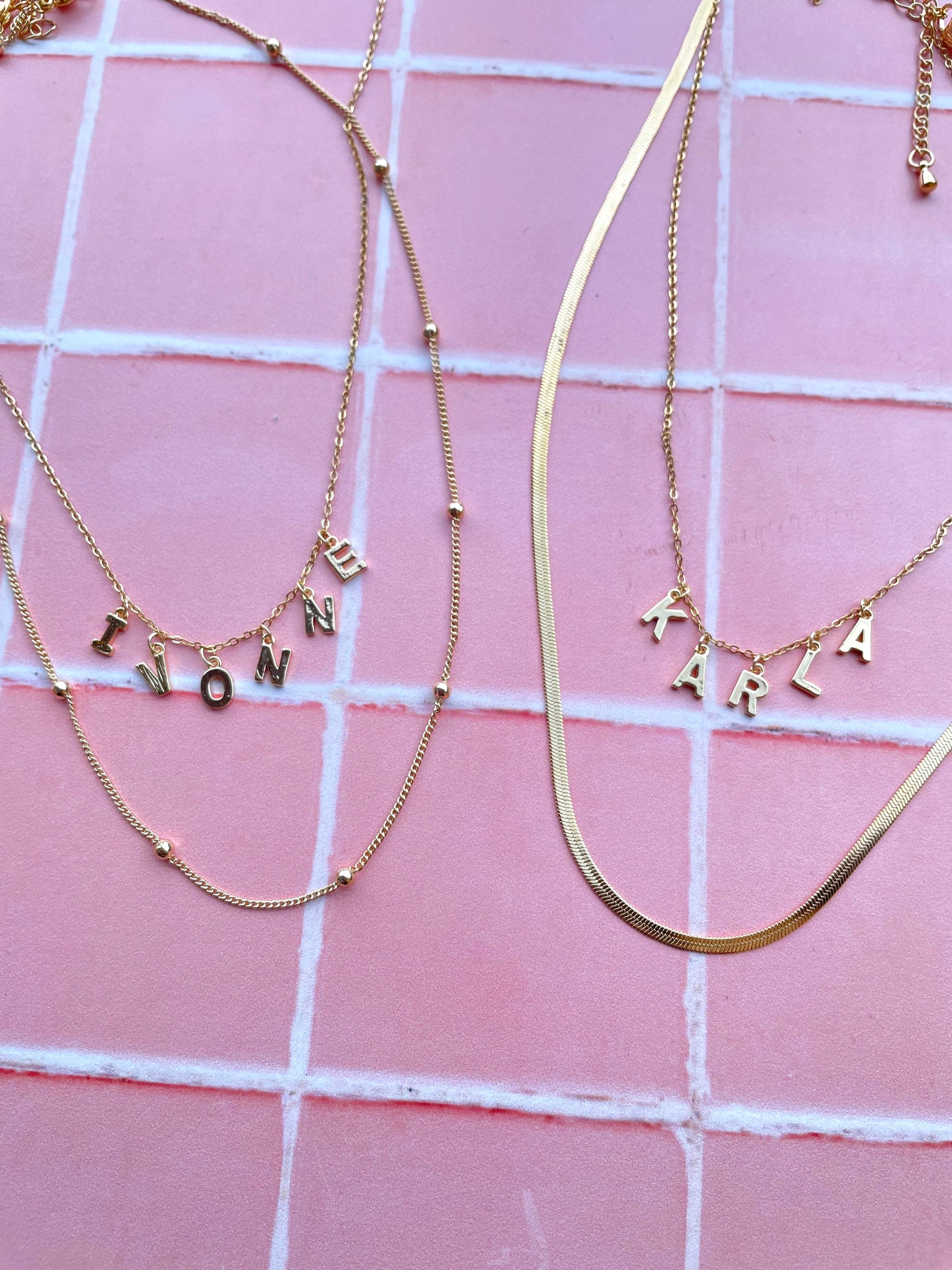 PERSONALIZED GOLD NECKLACE