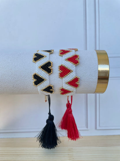 HEARTS MIYUKI BRACELET