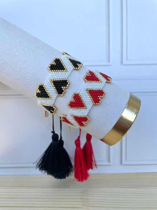 HEARTS MIYUKI BRACELET