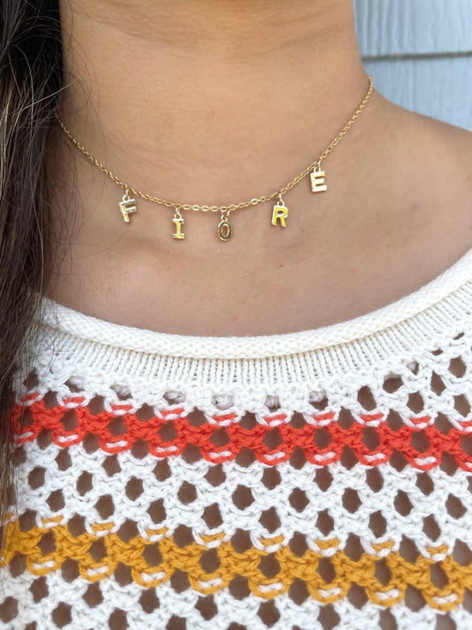 PERSONALIZED GOLD NECKLACE