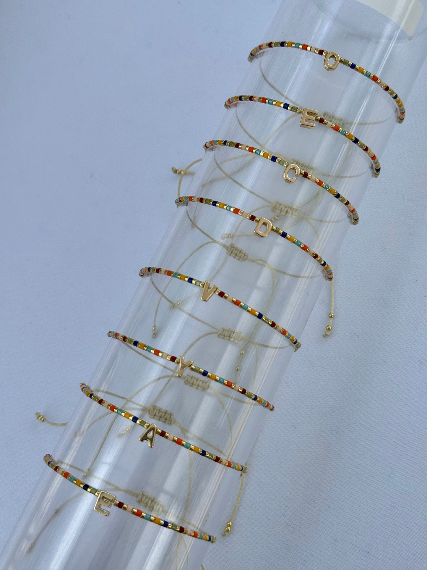 MINI INITIAL MIYUKI BRACELET