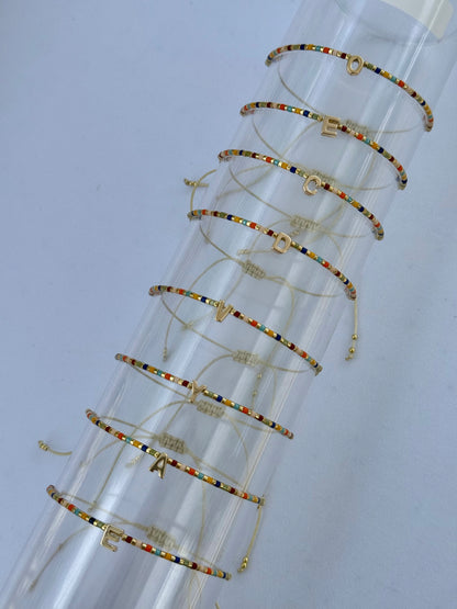 MINI INITIAL MIYUKI BRACELET