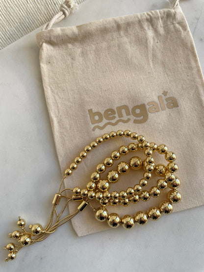 GOLD BEAD BRACELET