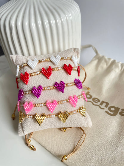 MINI HEARTS MIYUKI BRACELETS