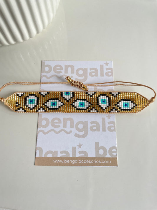 EYE EVIL MIYUKI BRACELET