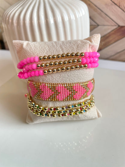 MIYUKI HEART BRACELET