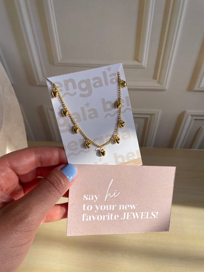 MINI HEARTS NECKLACE