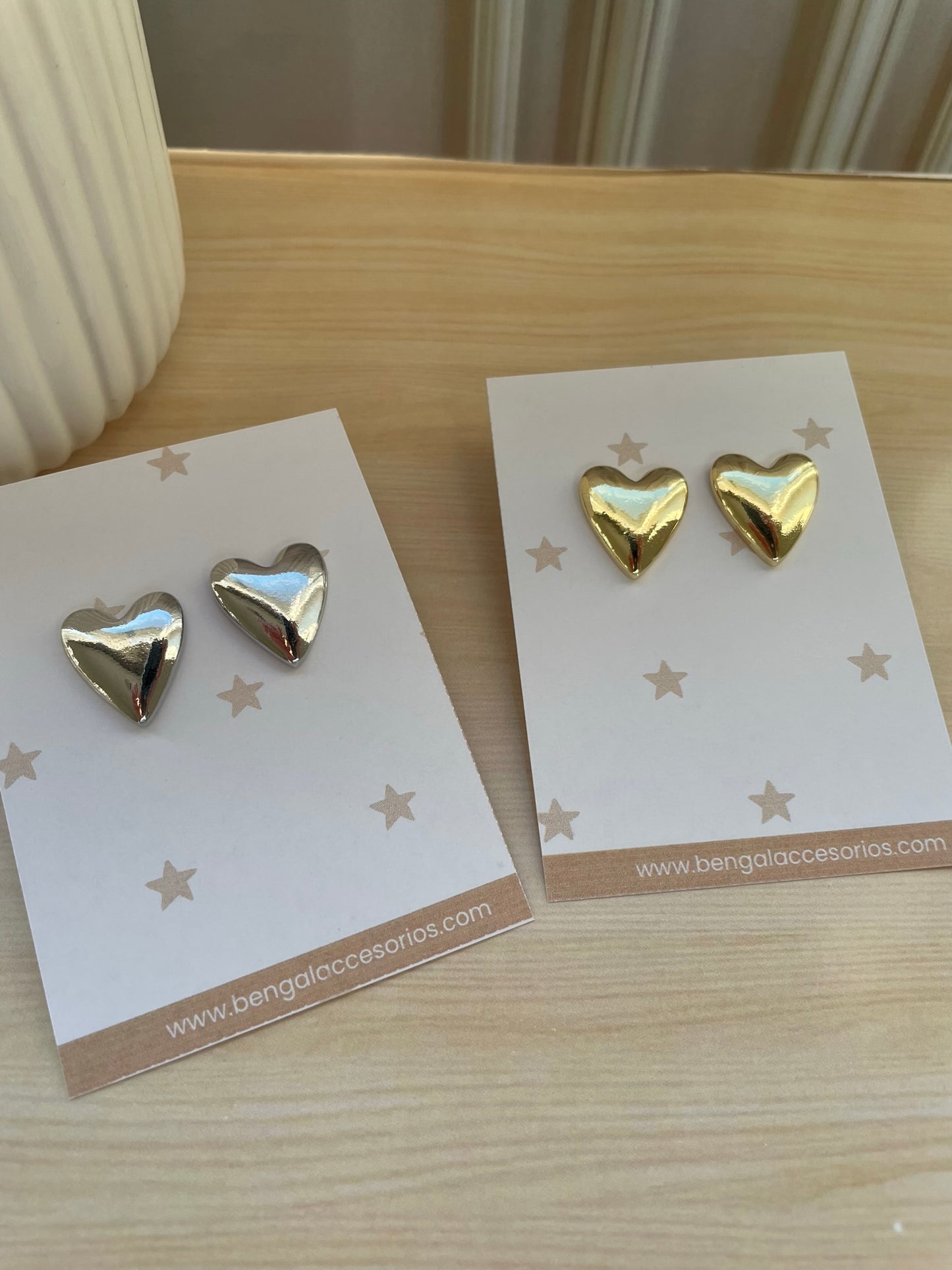 HEART STUD EARRING