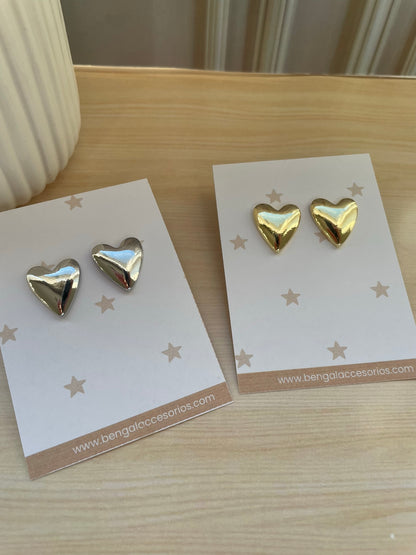HEART STUD EARRING