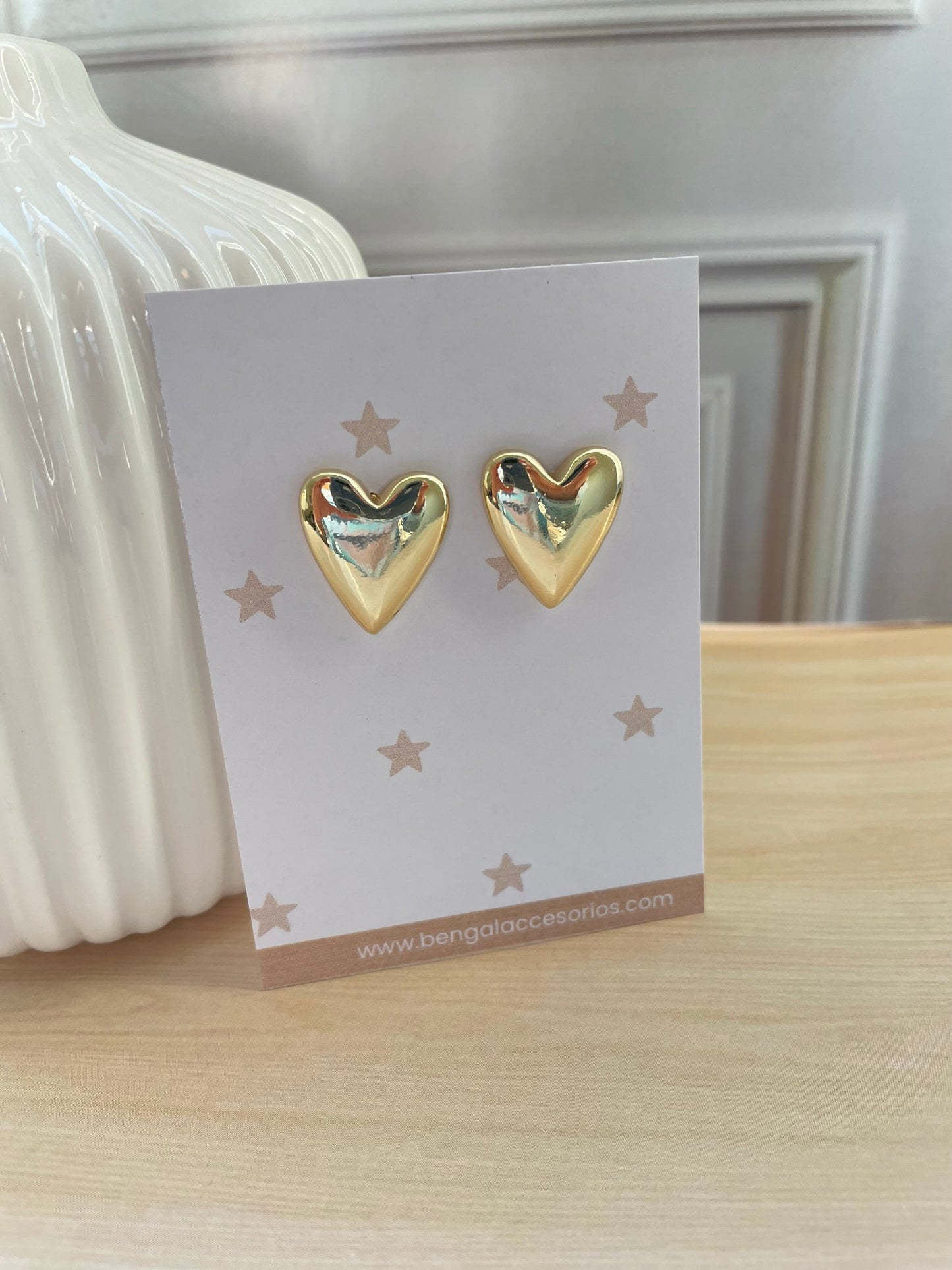 HEART STUD EARRING